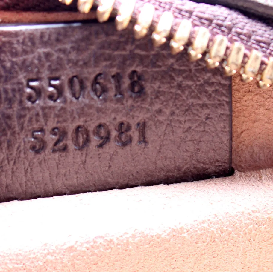 550618 Ophidia GG Supreme Round Small Crossbody