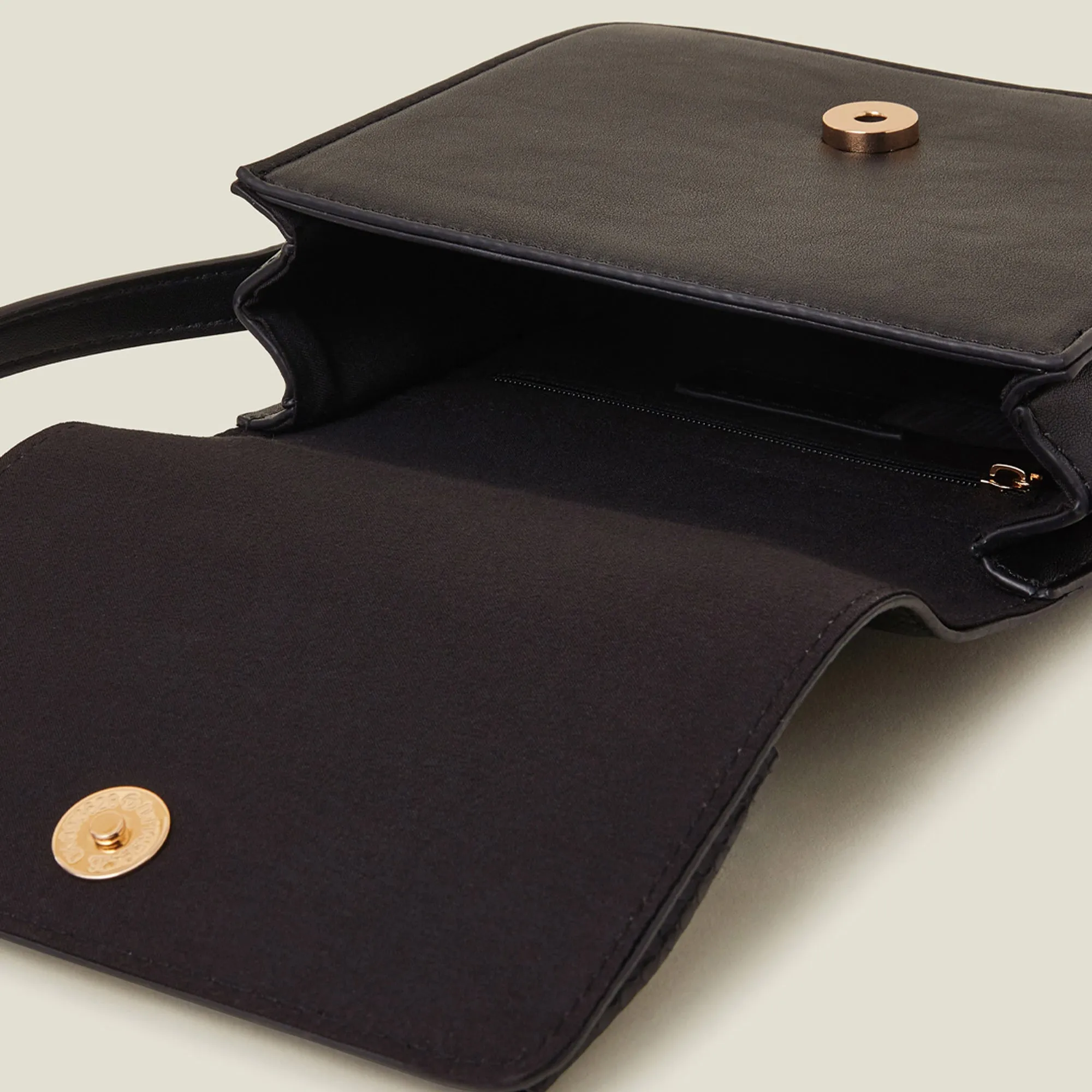 Black Bow Square Sling Bag