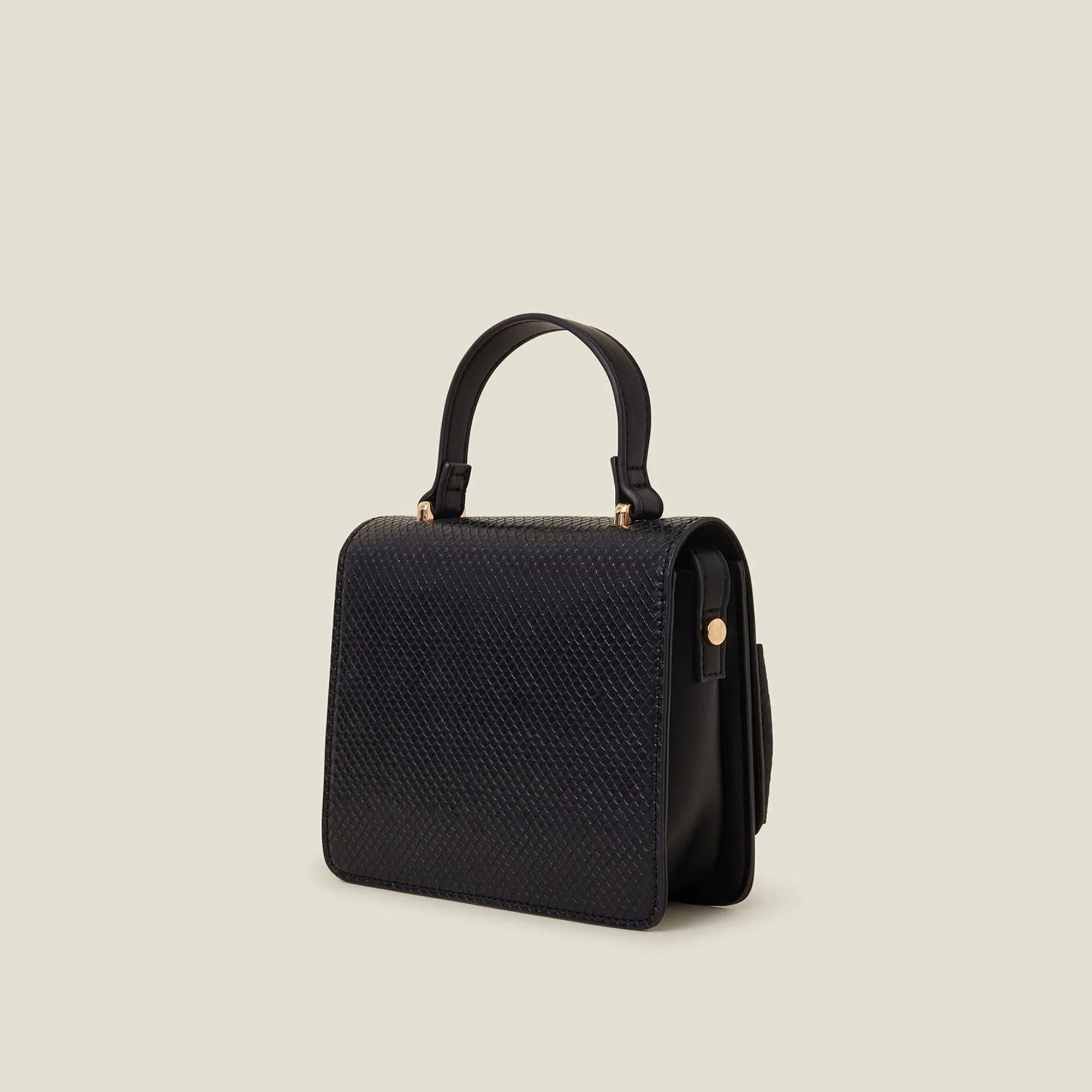Black Bow Square Sling Bag