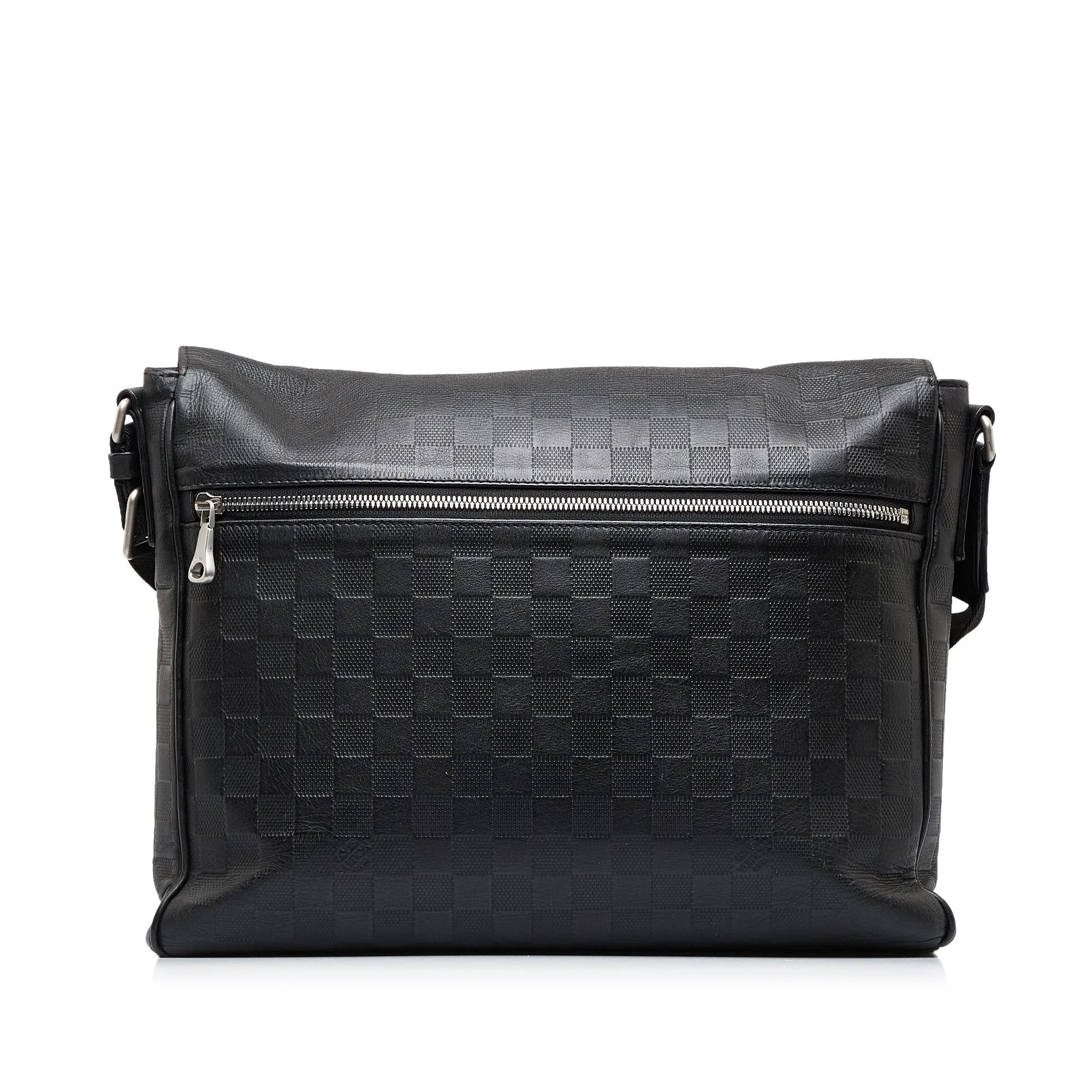 Black Louis Vuitton Damier Infini District MM Crossbody Bag