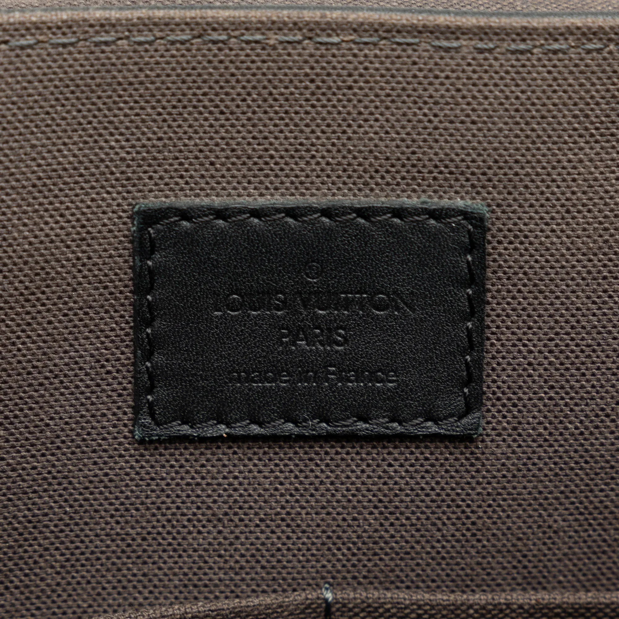 Black Louis Vuitton Damier Infini District PM Crossbody Bag