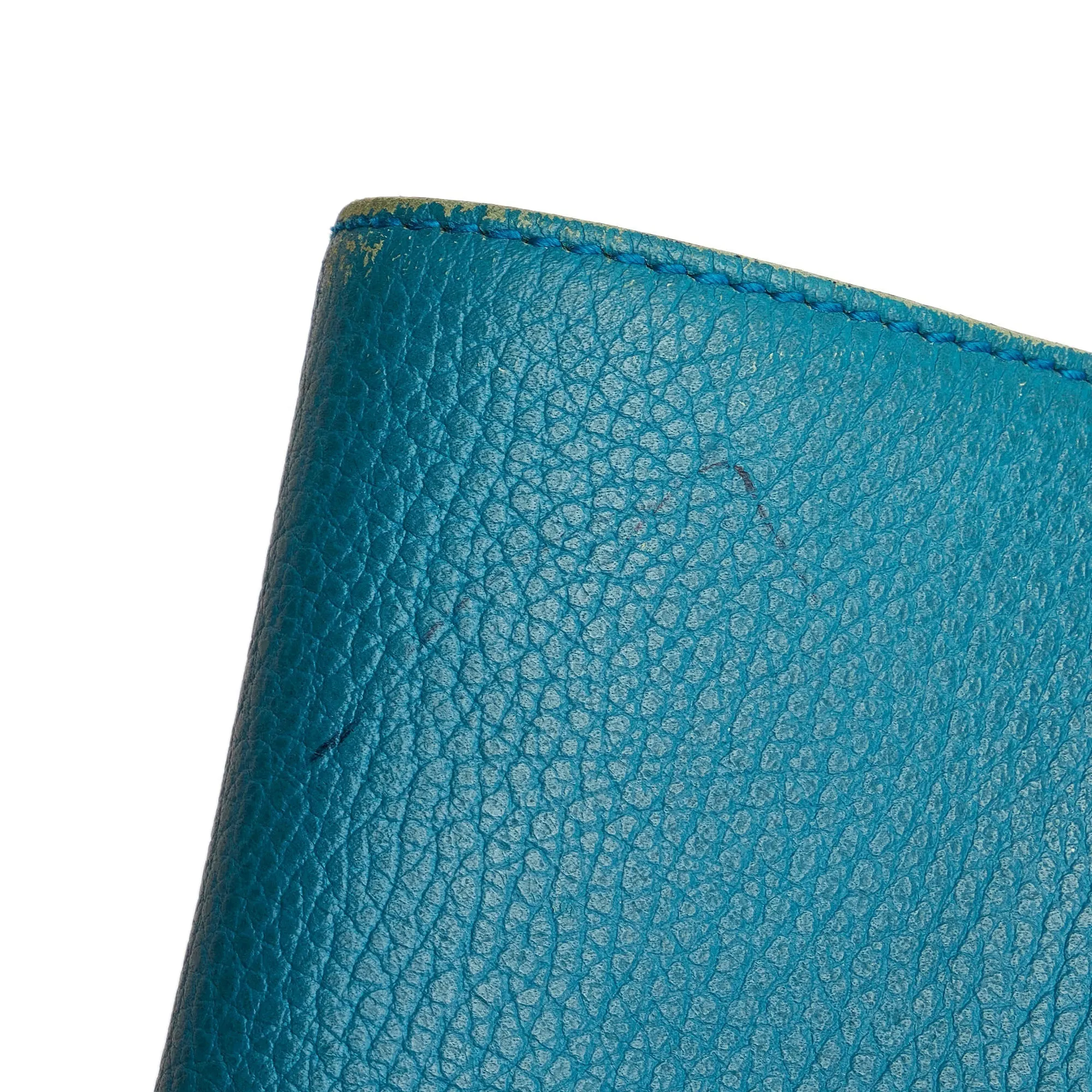 Blue Gucci Swing Leather Tote Bag