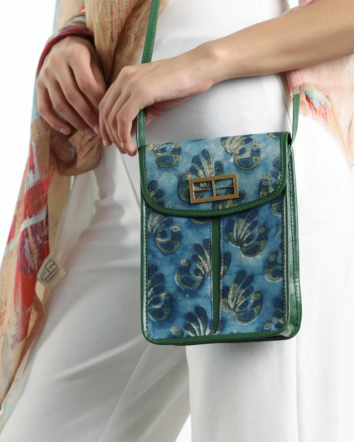 Blue Sling Bag