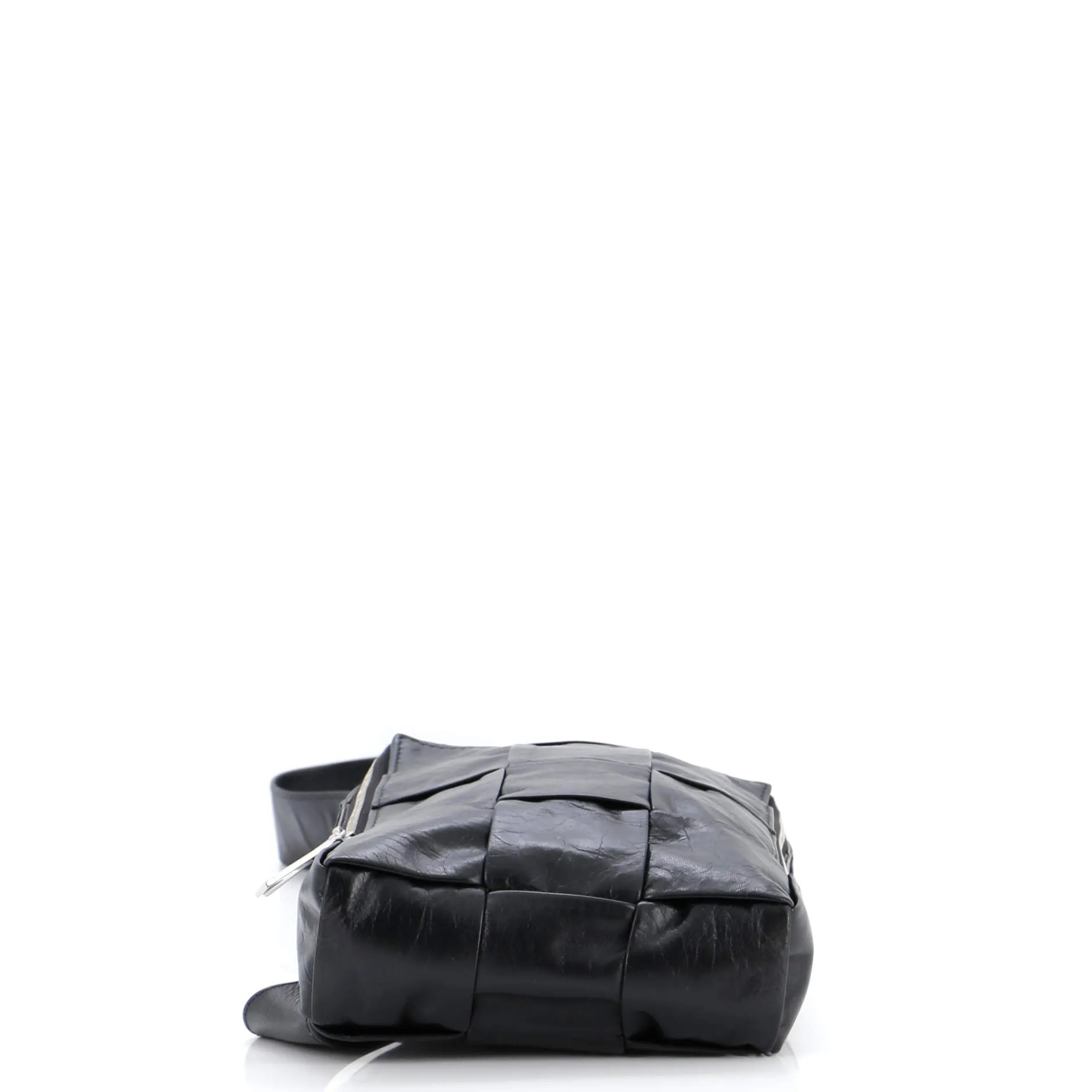Cassette Sling Bag Maxi Intrecciato Leather Mini