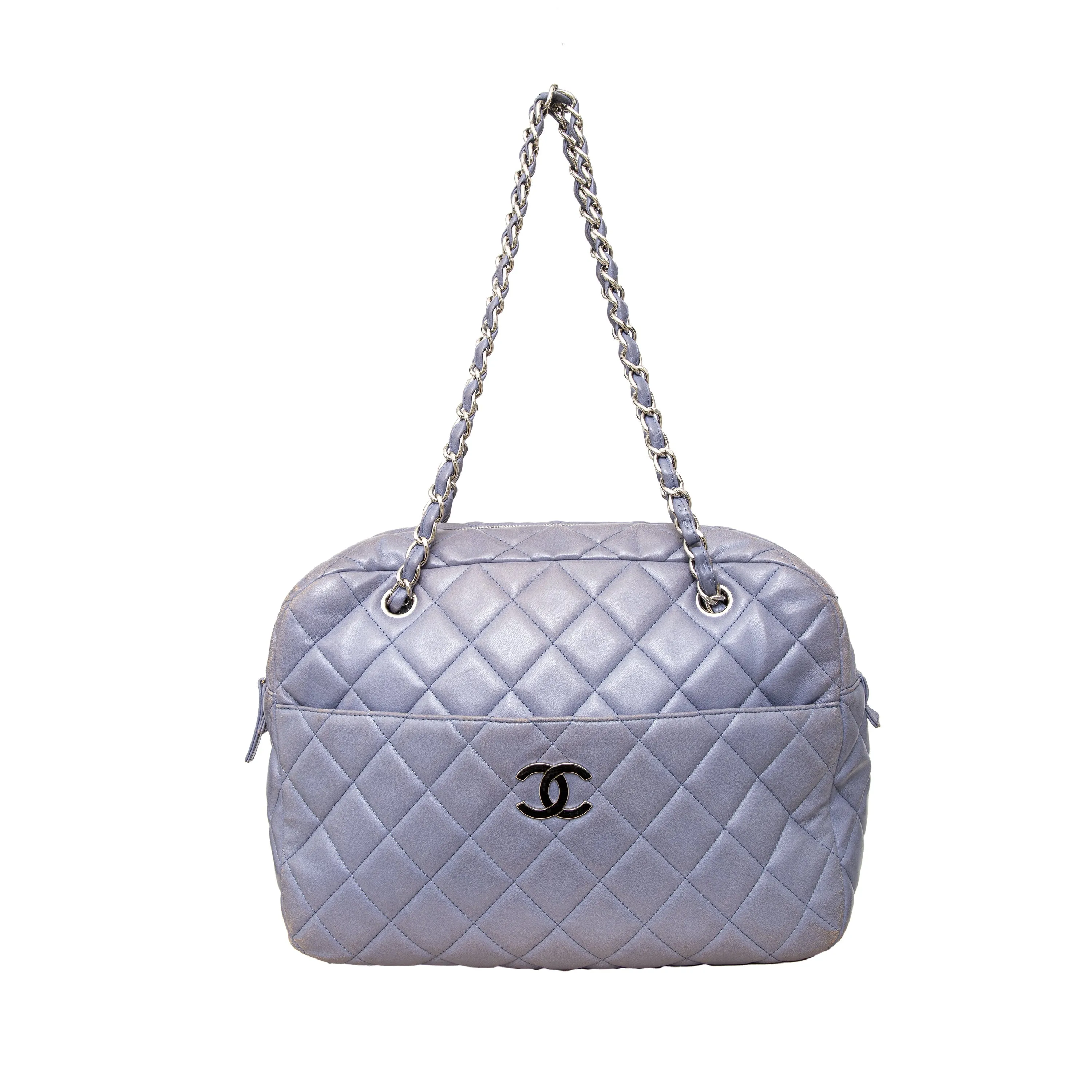 CHANEL Chanel Quilted Leather Camera Bag