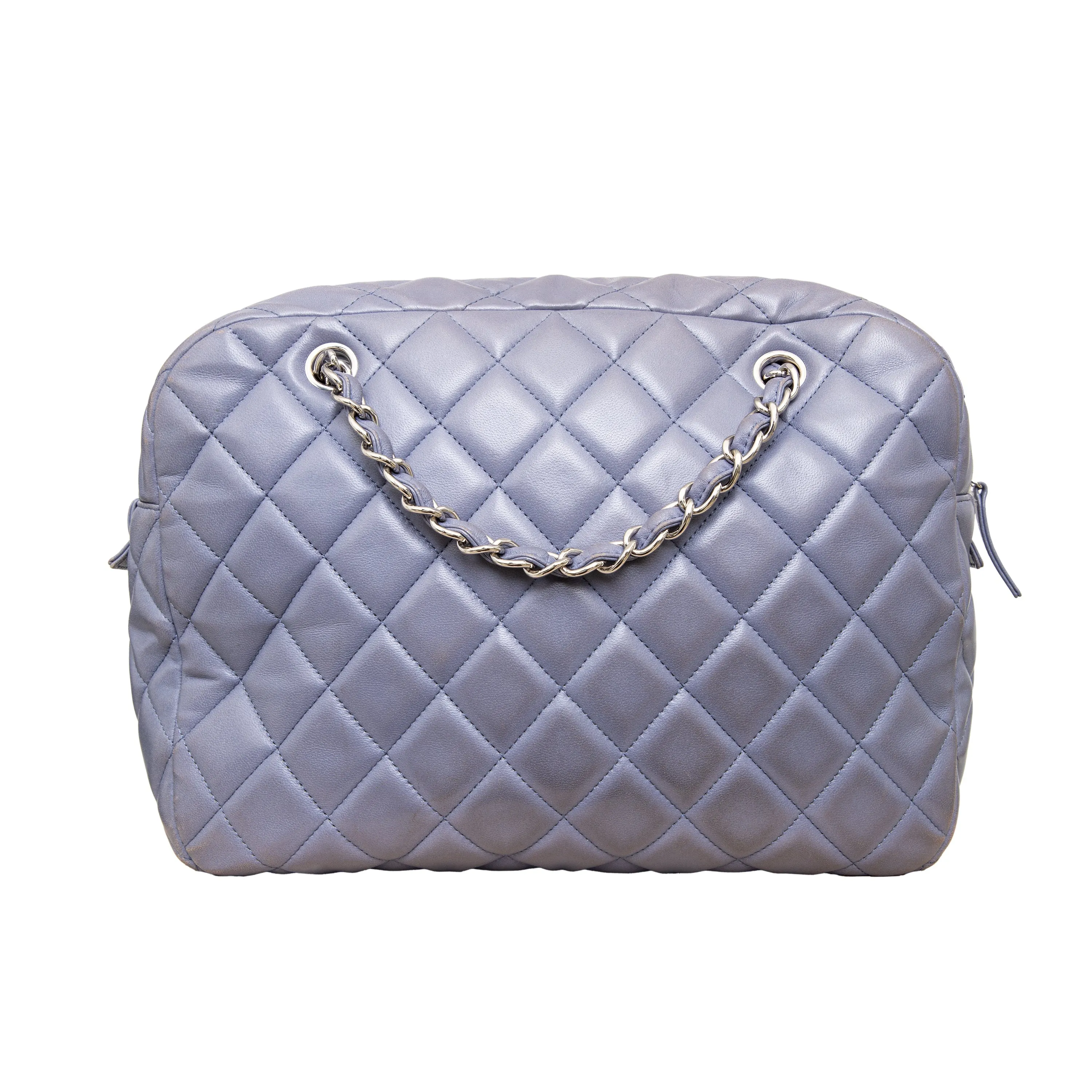 CHANEL Chanel Quilted Leather Camera Bag