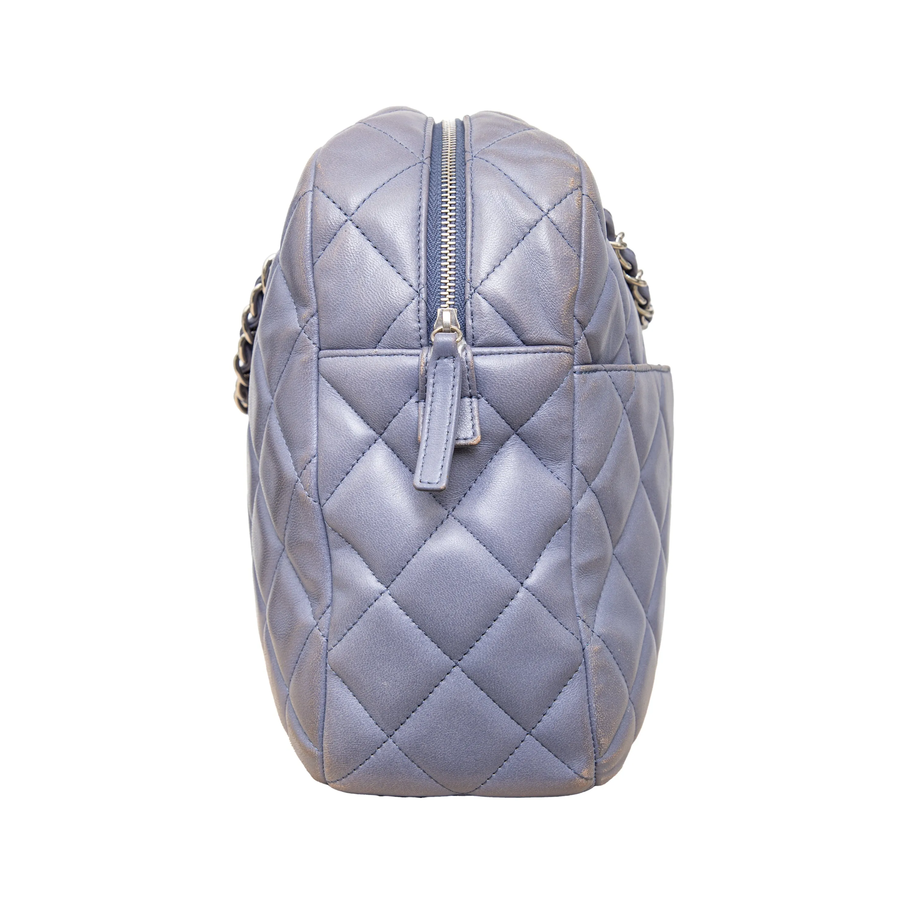 CHANEL Chanel Quilted Leather Camera Bag