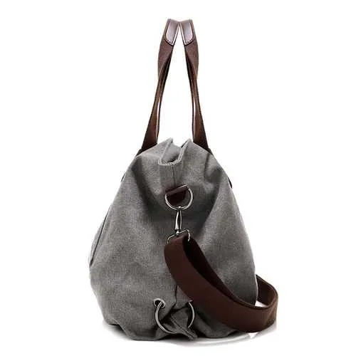 Durable Canvas Big Capacity Shoulder Bags Crossbody Bags