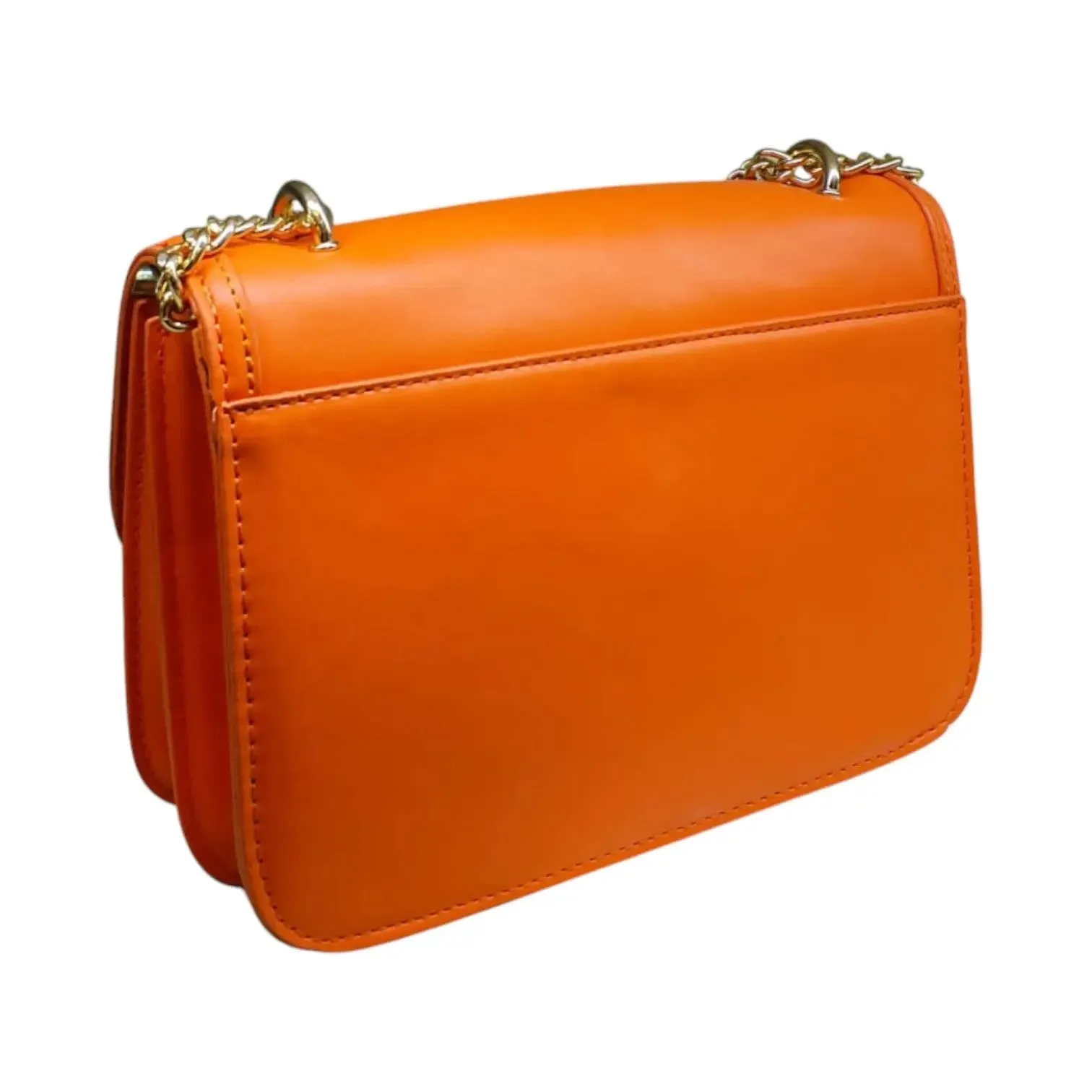 Embossed Crossbody Bag Horse Print with Gold Chain Strap