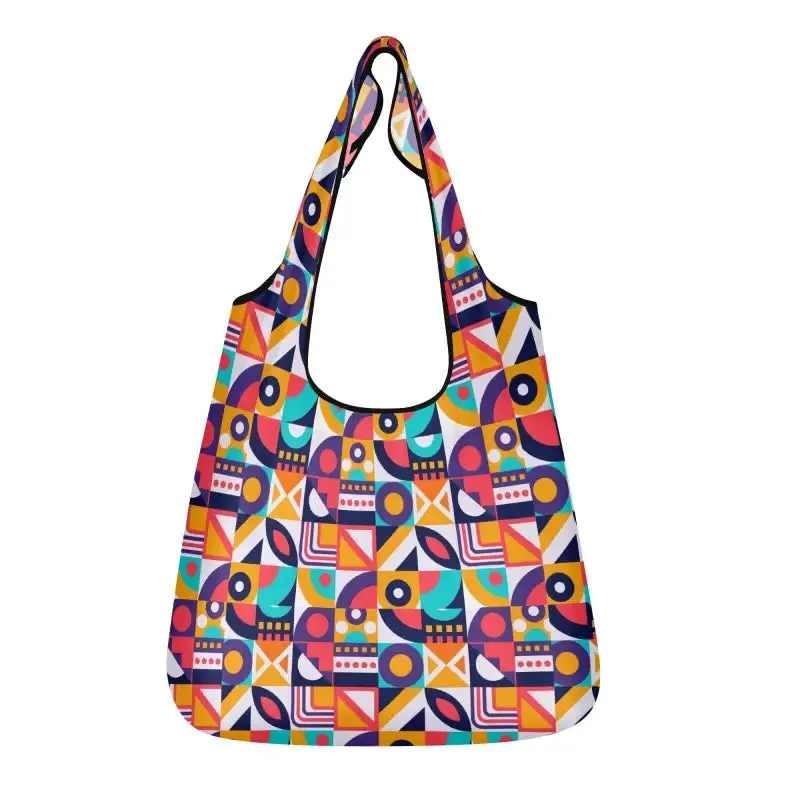 Groovy Greens and Ladybug Scenes with Stylish Reusable Grocery Bags