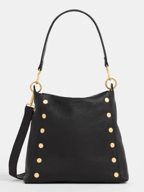 Hammitt Los Angeles Bryant Large Crossbody Bag in Black & Brushed Gold