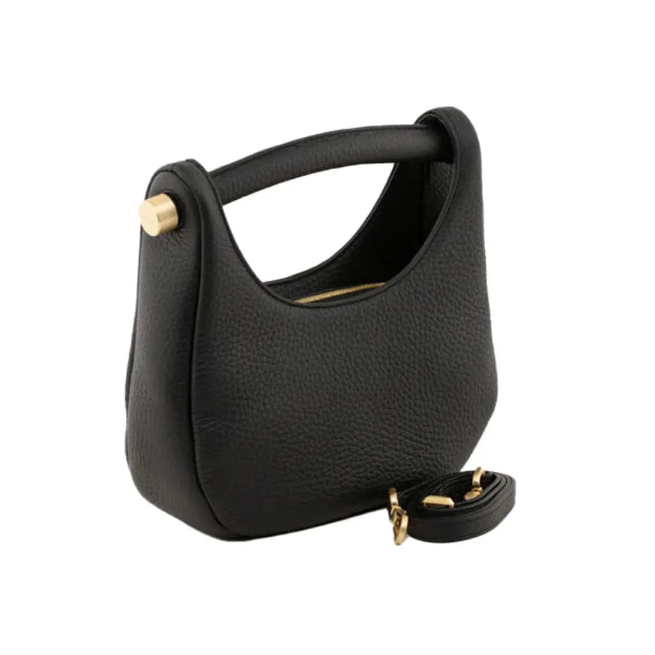 Heritage Small Hobo Bag in Black