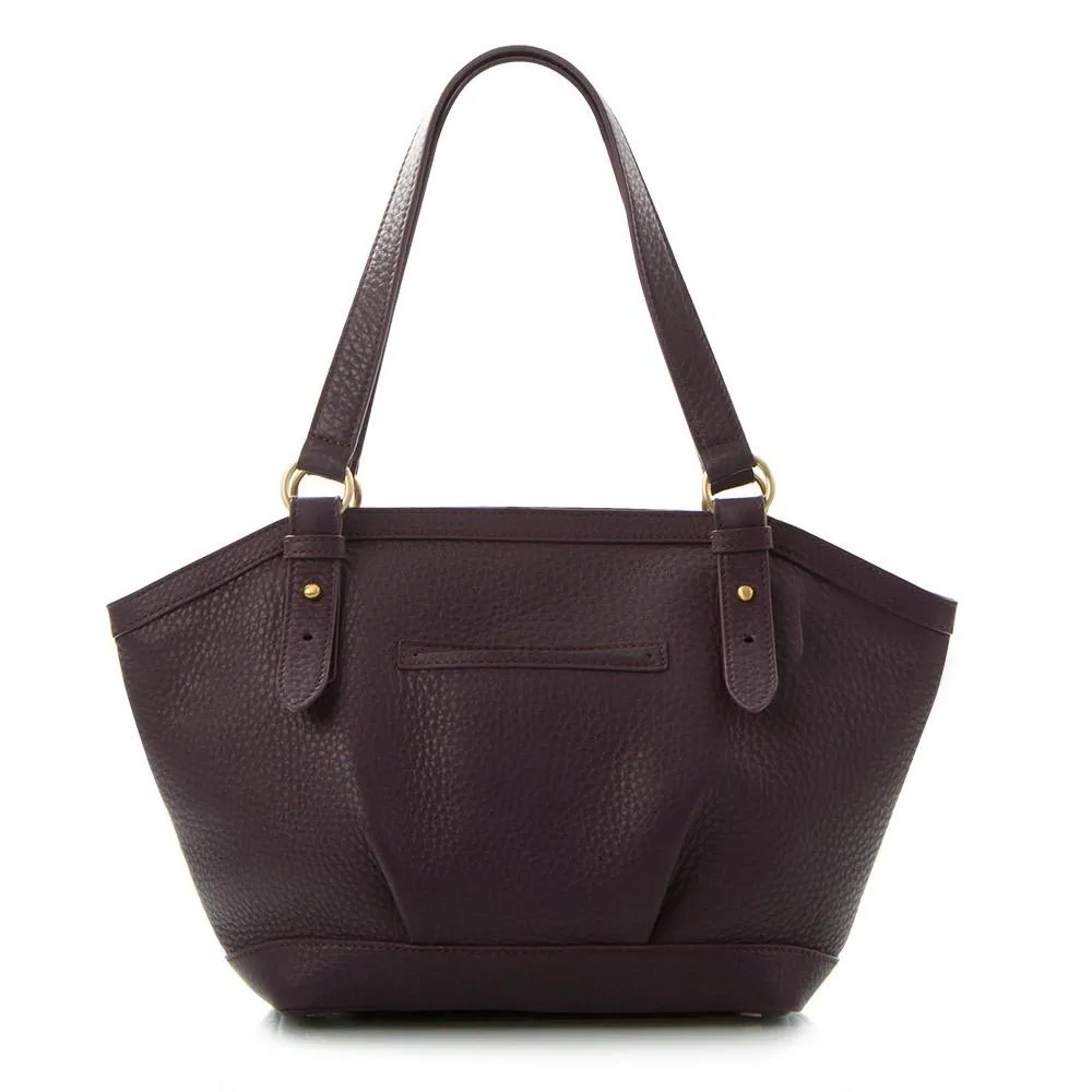Jewels of Serendib Patent Shoulder Bag - Black Moonstone