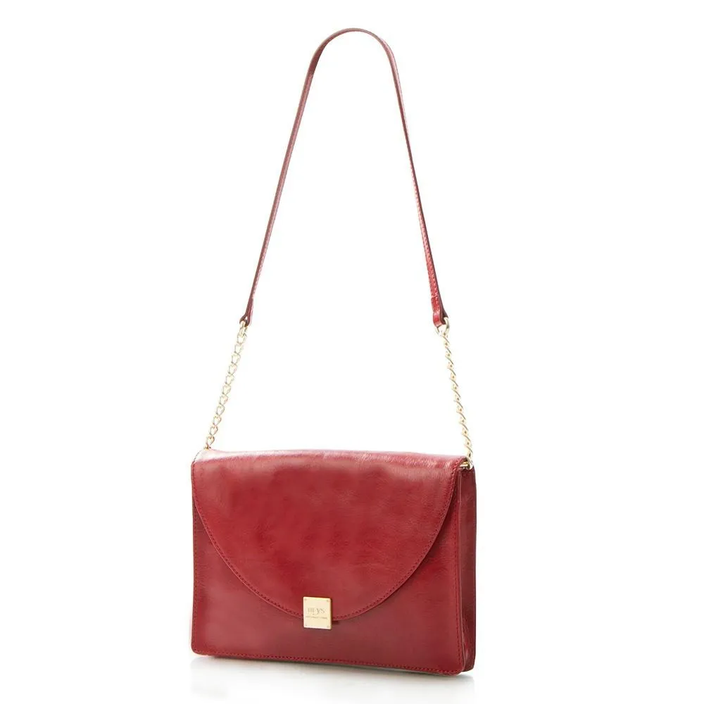 Jewels of Serendib Shimmer Envelope Shoulder Bag - Light Gold