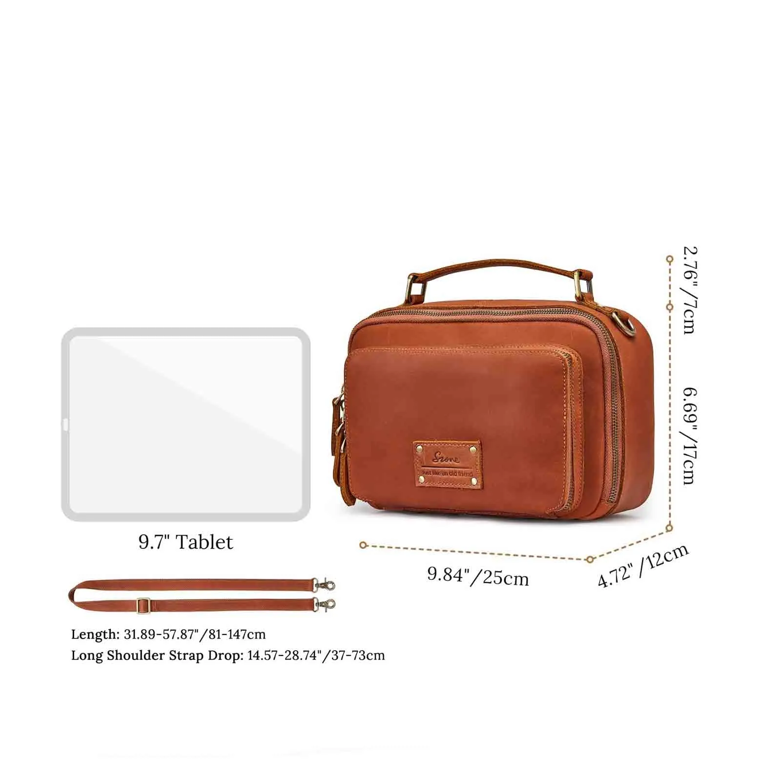 Mini Genuine Leather Crossbody Purses