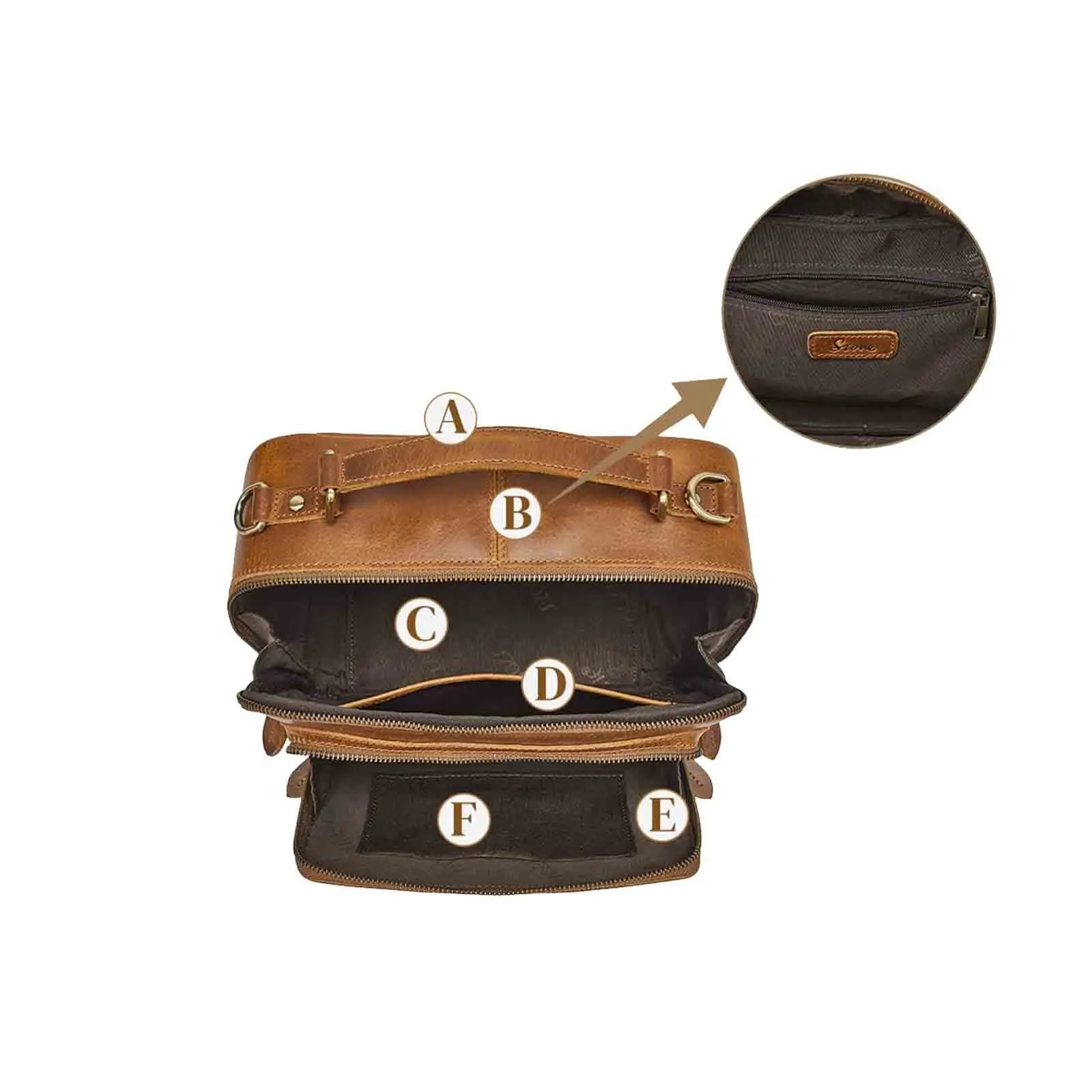 Mini Genuine Leather Crossbody Purses