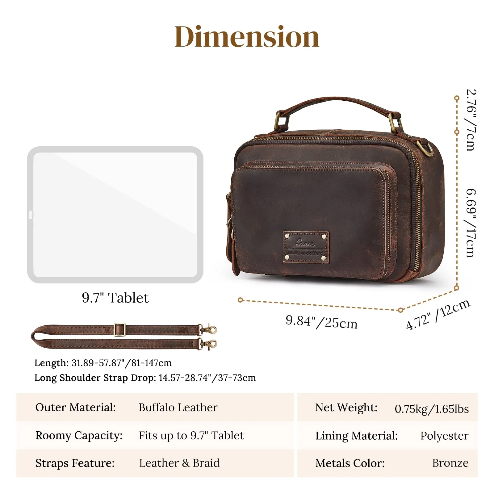 Mini Genuine Leather Crossbody Purses