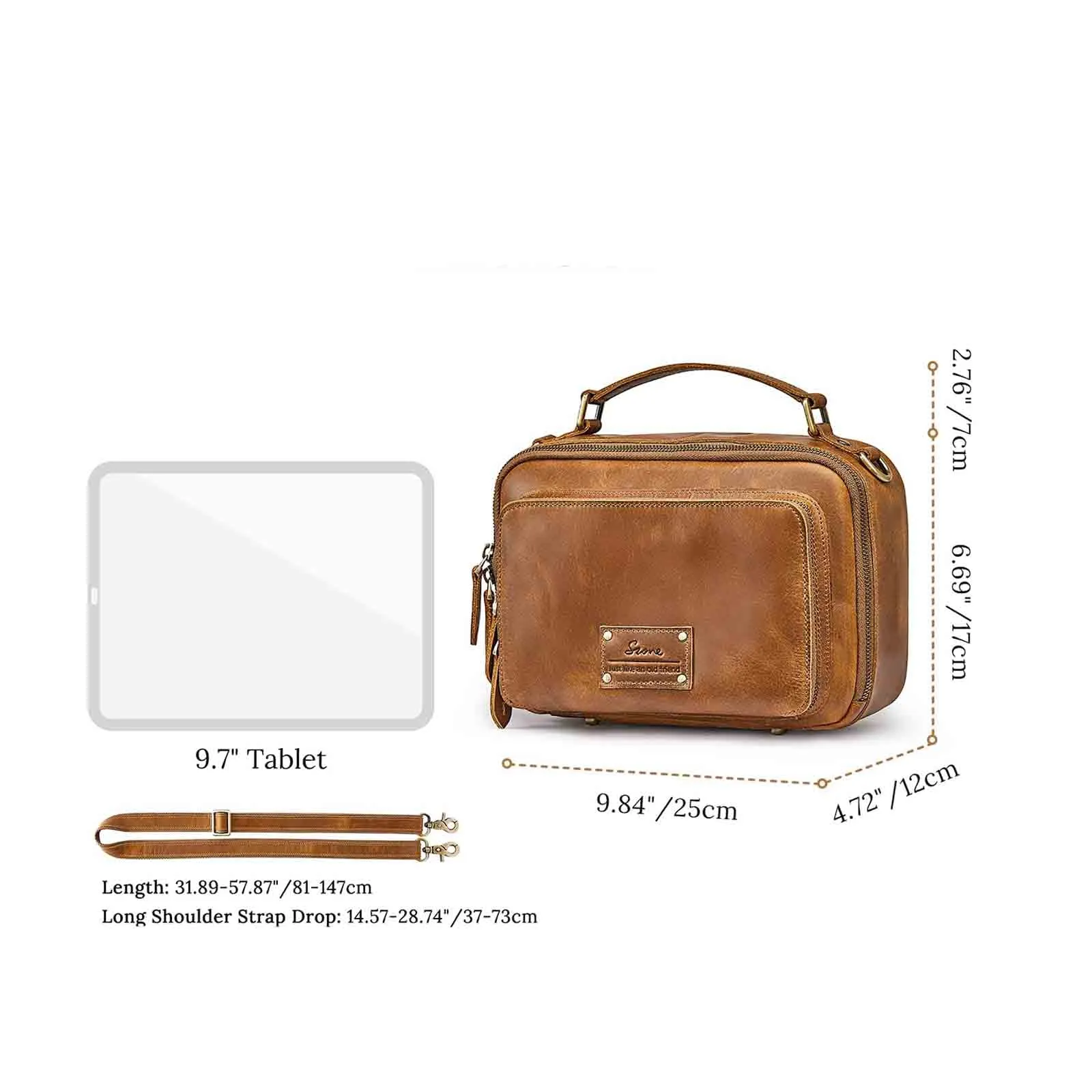 Mini Genuine Leather Crossbody Purses