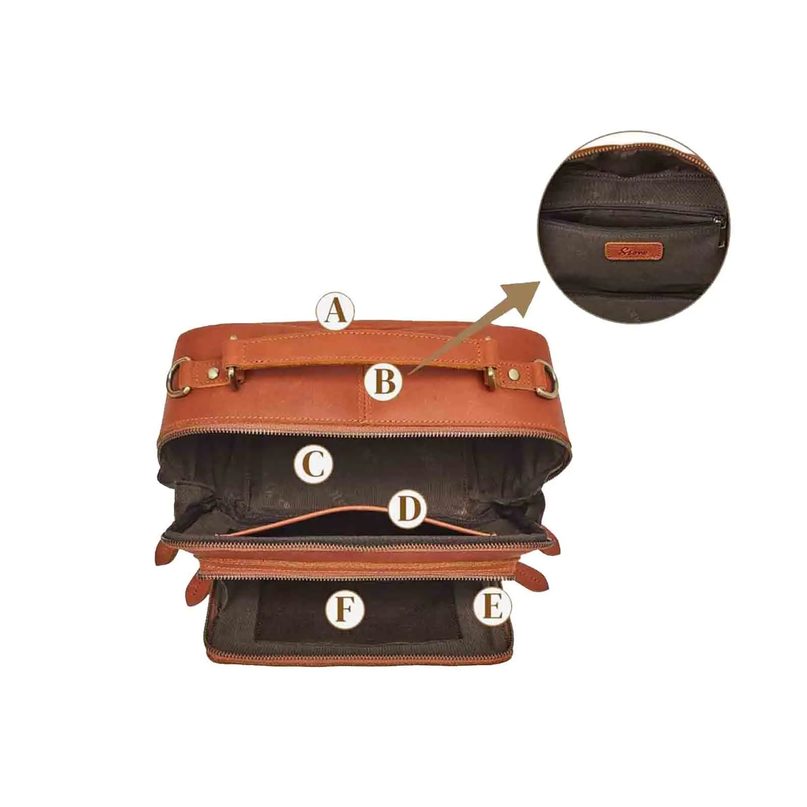 Mini Genuine Leather Crossbody Purses