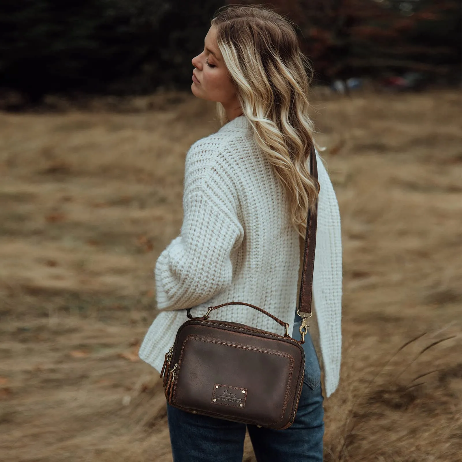 Mini Genuine Leather Crossbody Purses