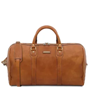 Oslo - Travel leather duffe bag - Weekender bag | TL141913
