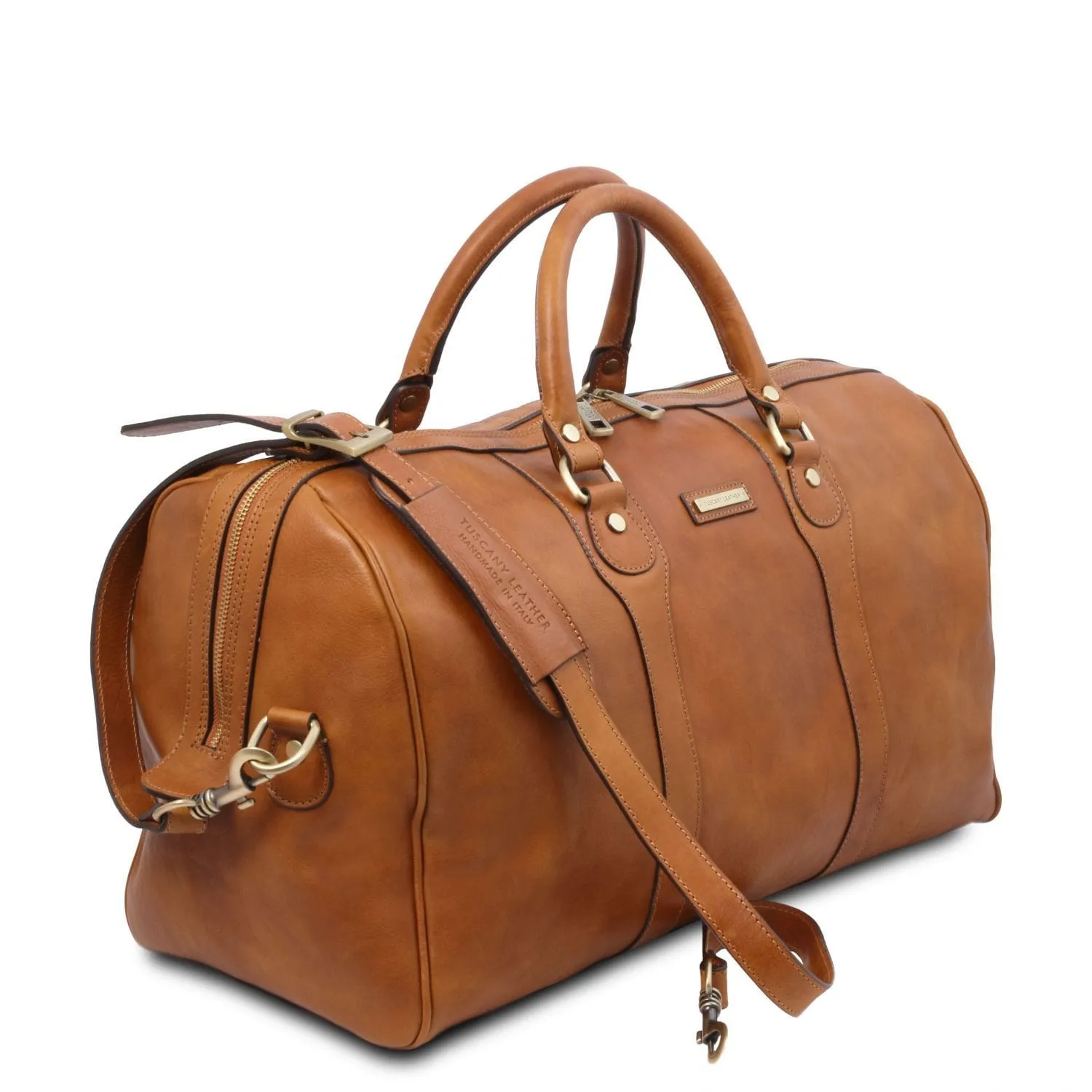Oslo - Travel leather duffe bag - Weekender bag | TL141913