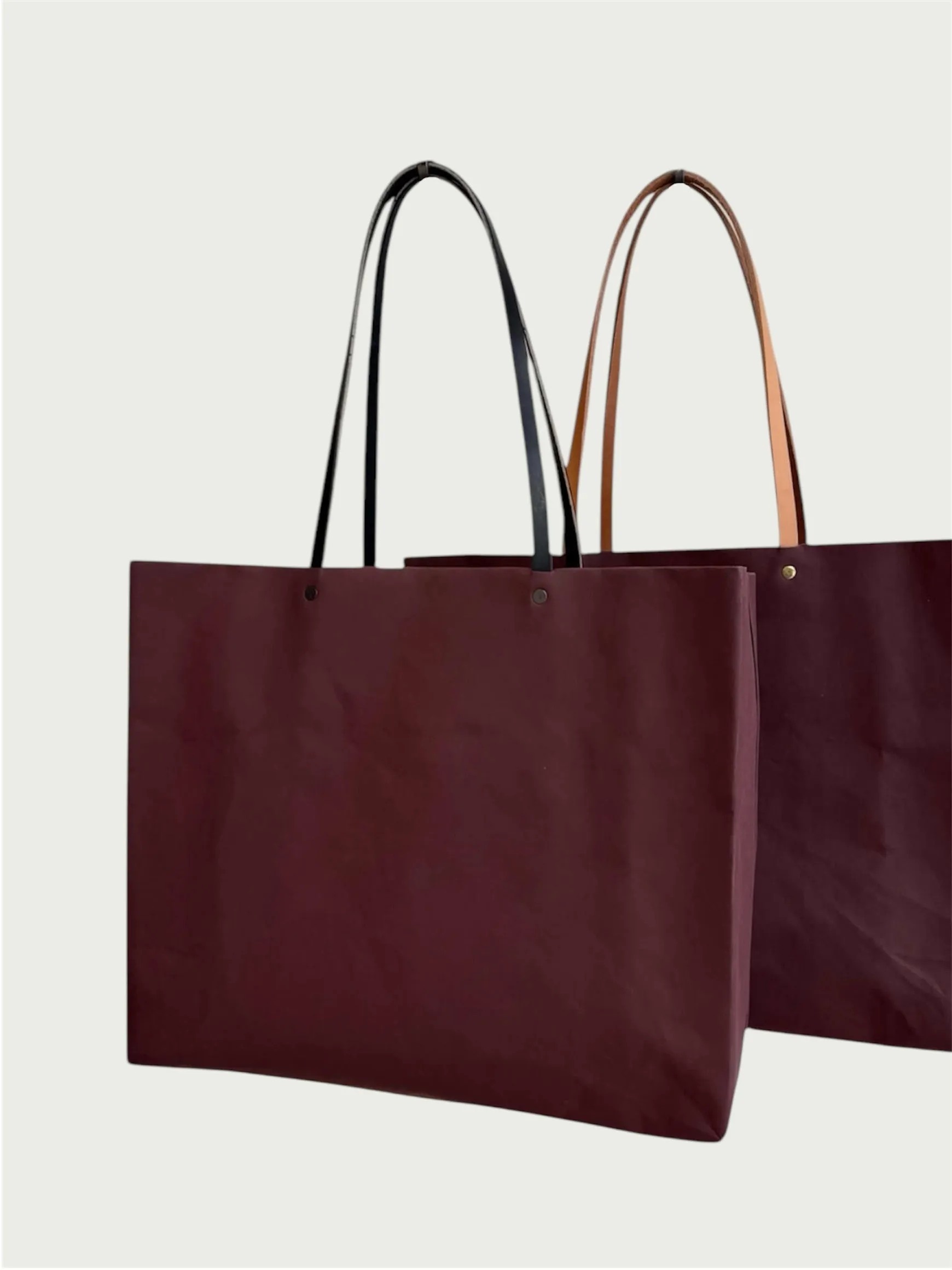 Paper Market Shopper in Cordovan