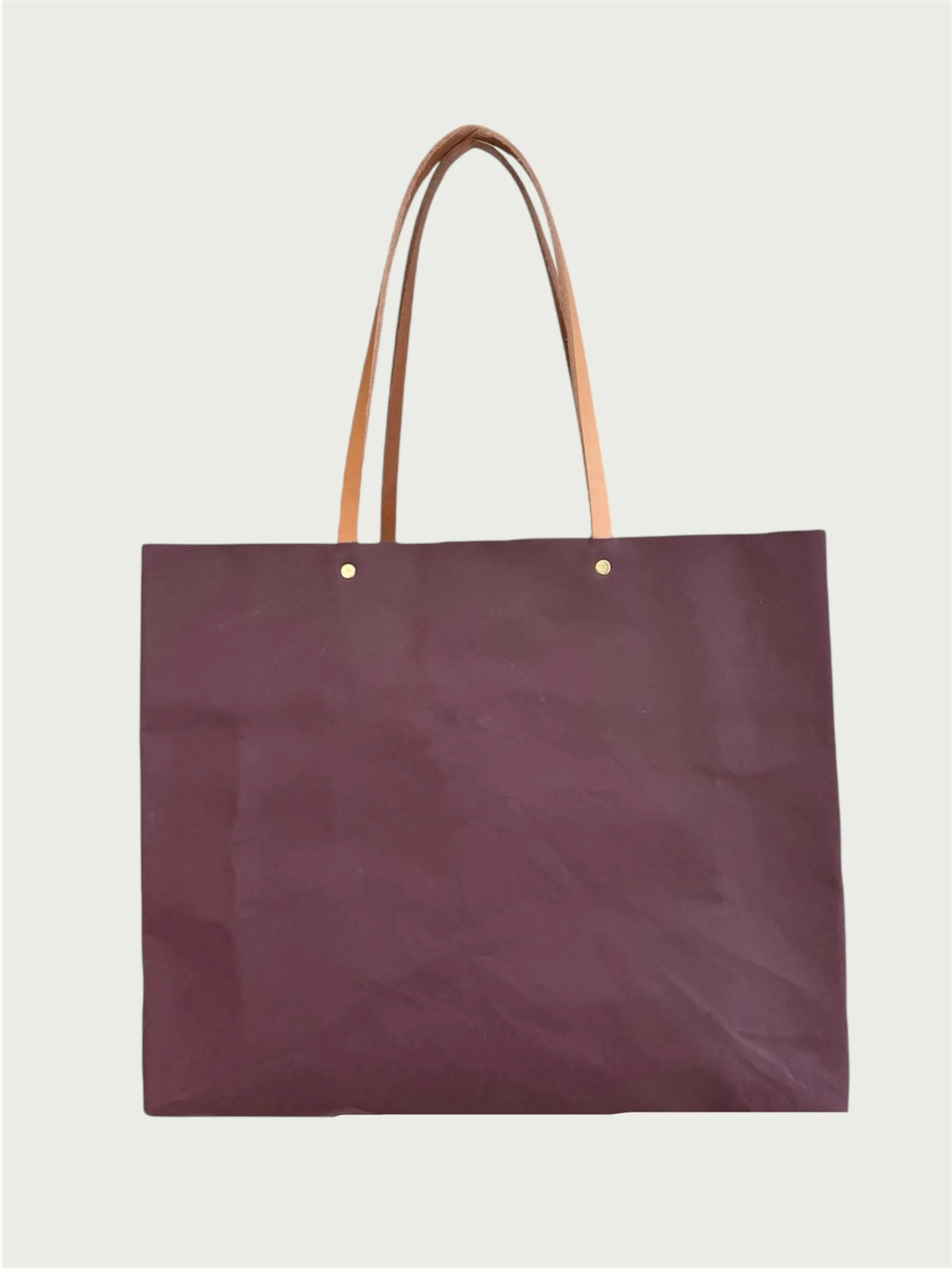 Paper Market Shopper in Cordovan