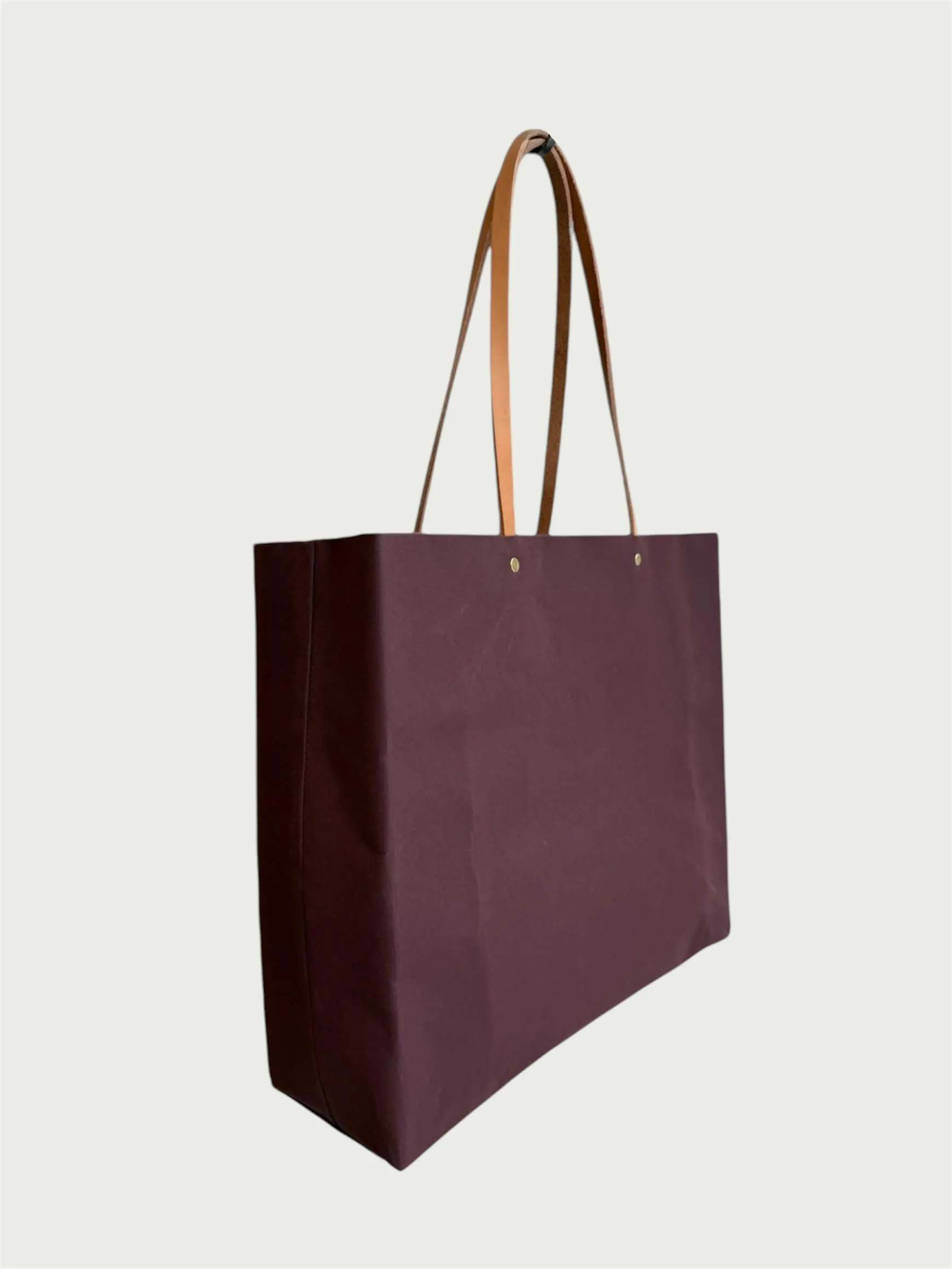 Paper Market Shopper in Cordovan