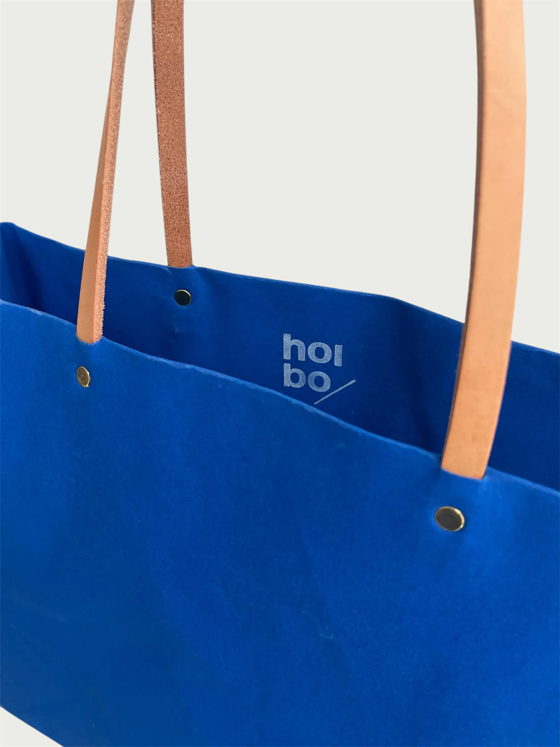 Paper Market Shopper in Electric Blue