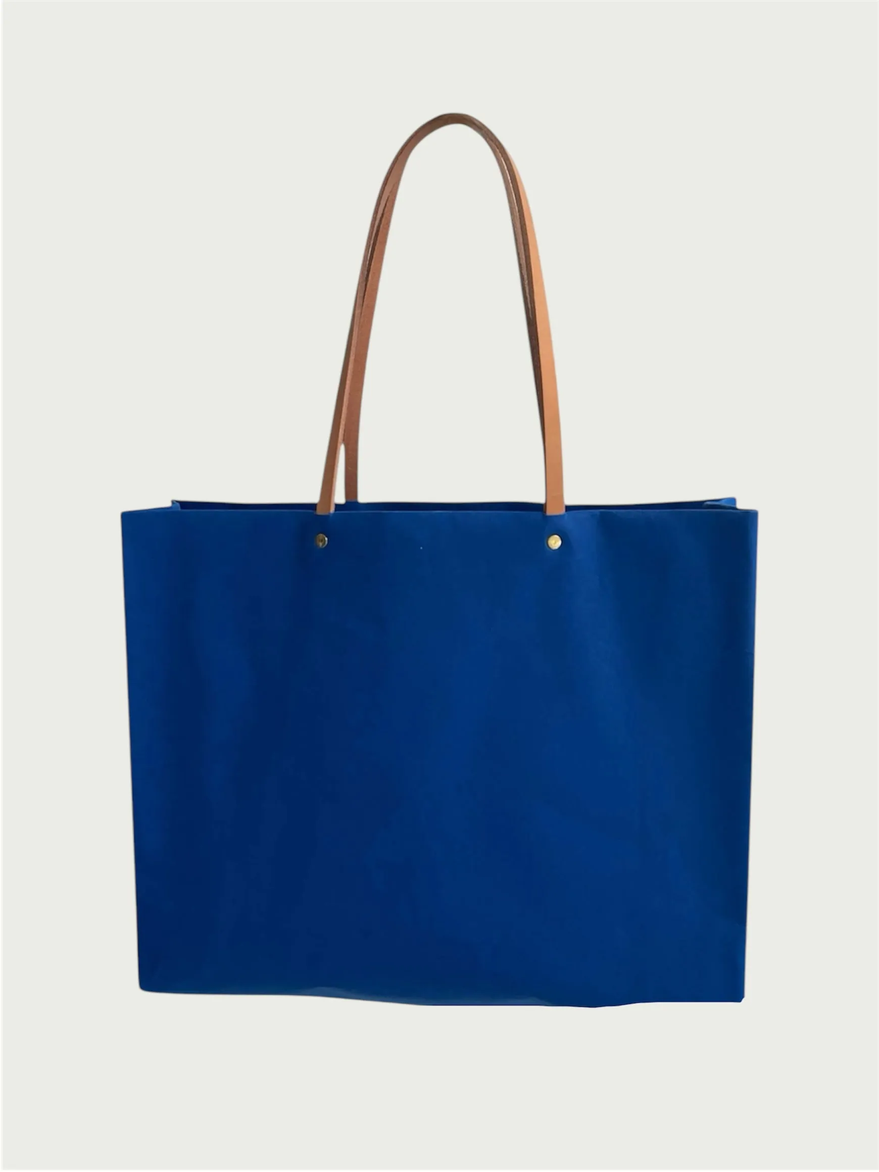 Paper Market Shopper in Electric Blue
