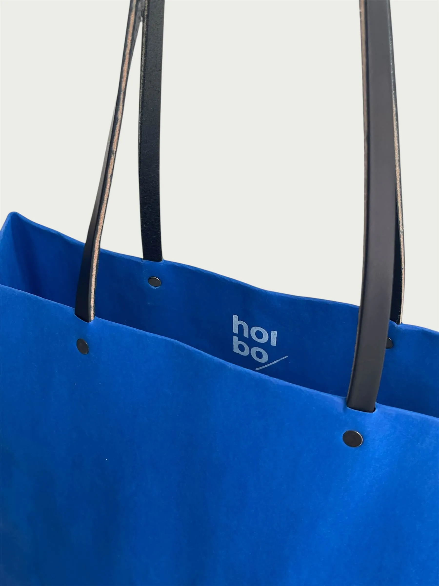 Paper Market Shopper in Electric Blue