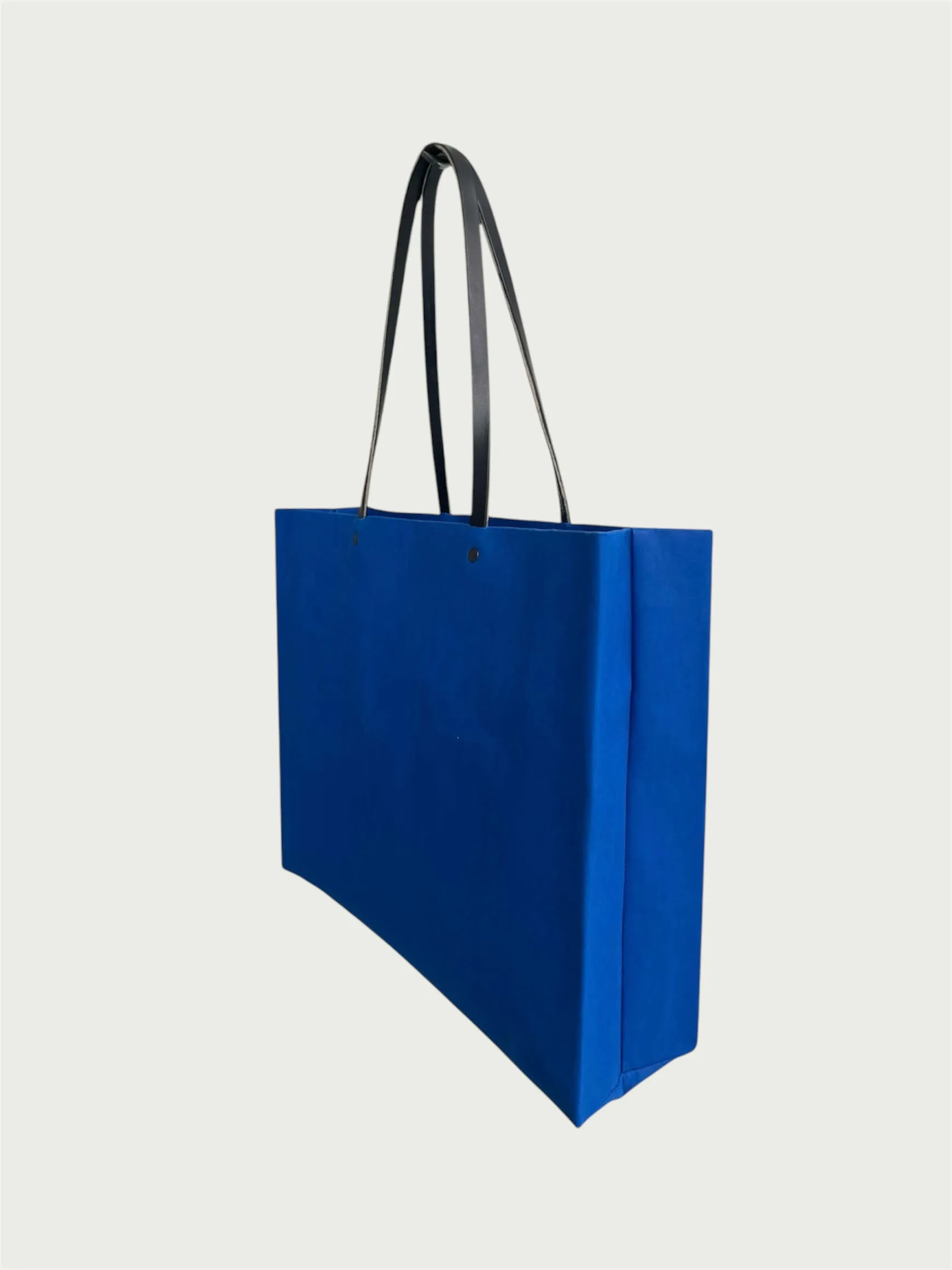 Paper Market Shopper in Electric Blue