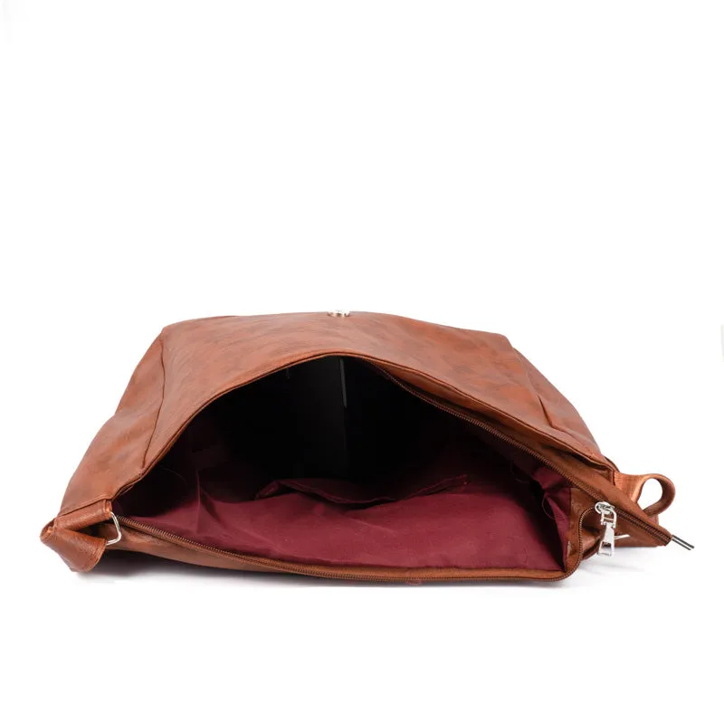 PU Leather Messenger Bag