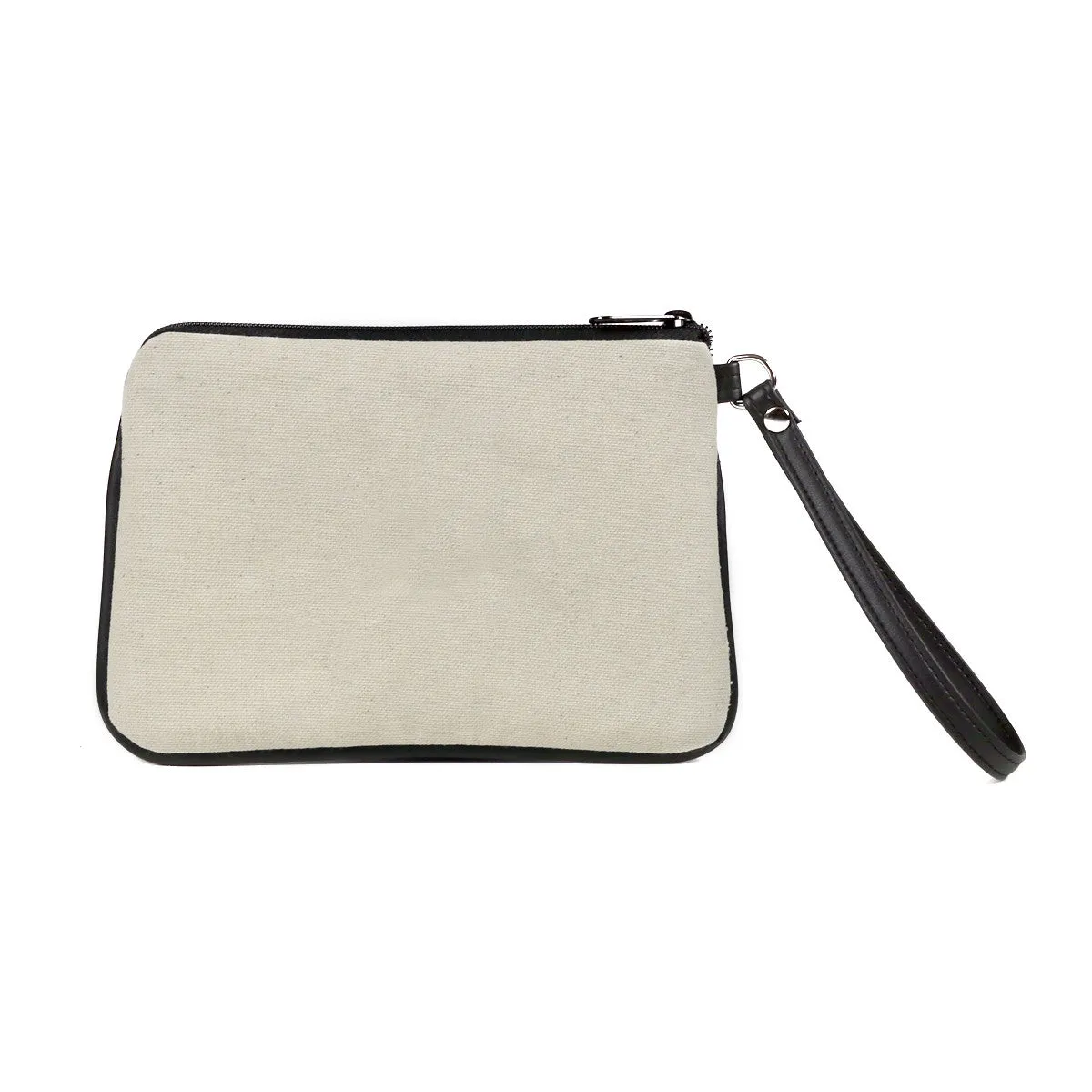 "Denver Love" Embroidered Canvas Vegan Wristlet/Crossbody Bag (Multicolored)