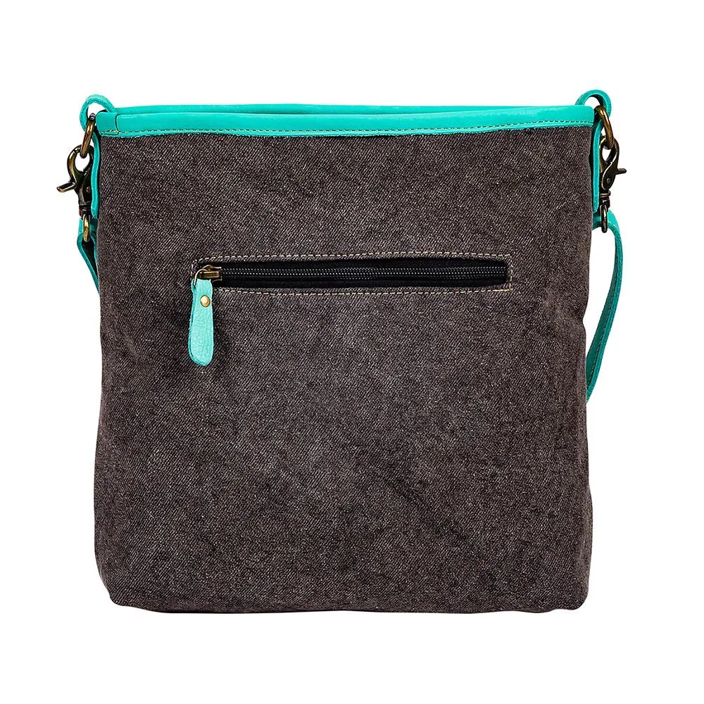 Simply Stella Harion and Canvas Crossbody Purse