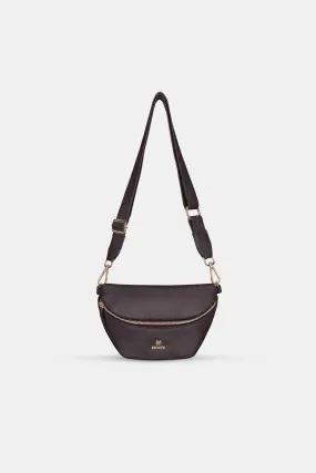 Sling Leather Bag - Dark Brown