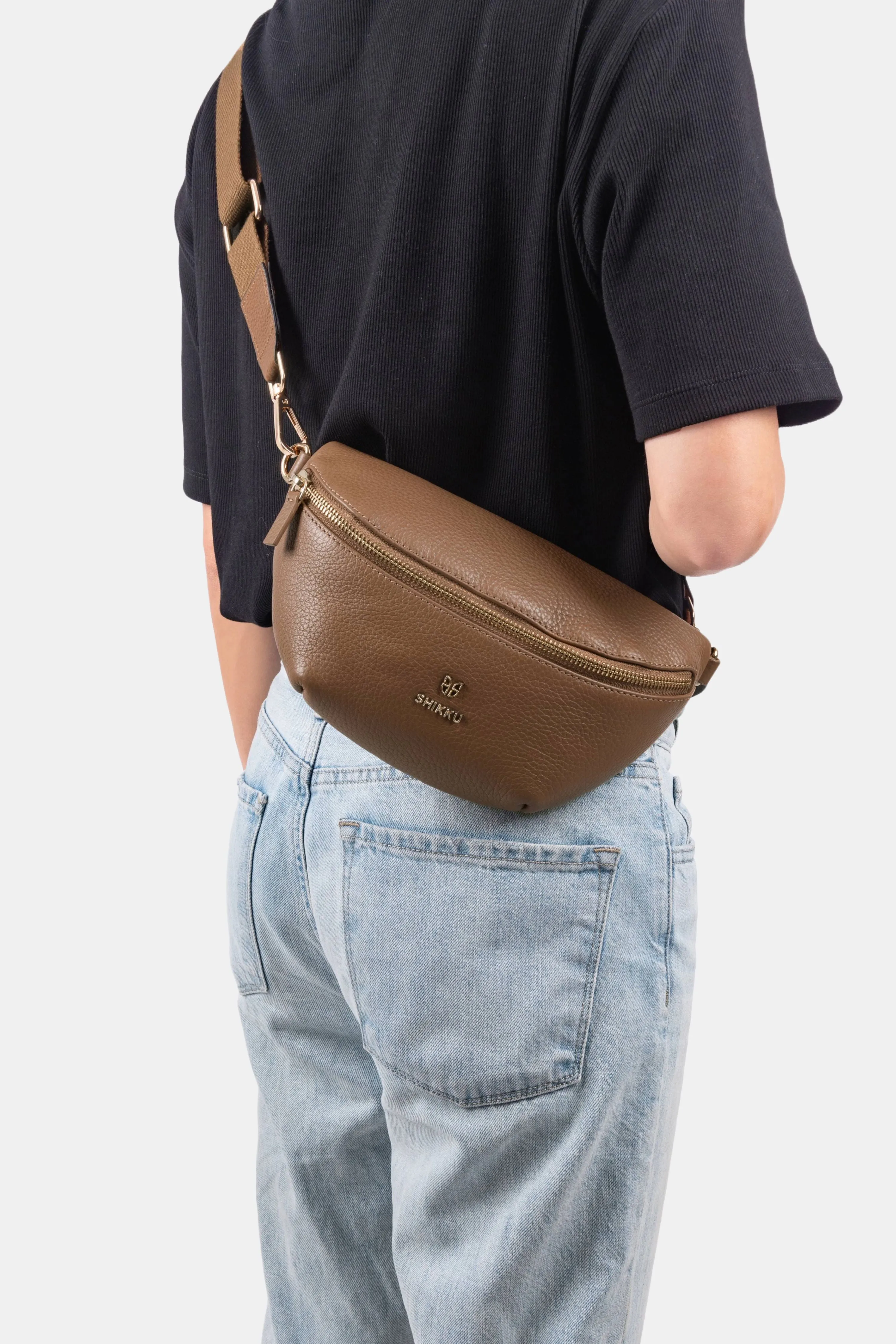 Sling Leather Bag - Tabac Brown