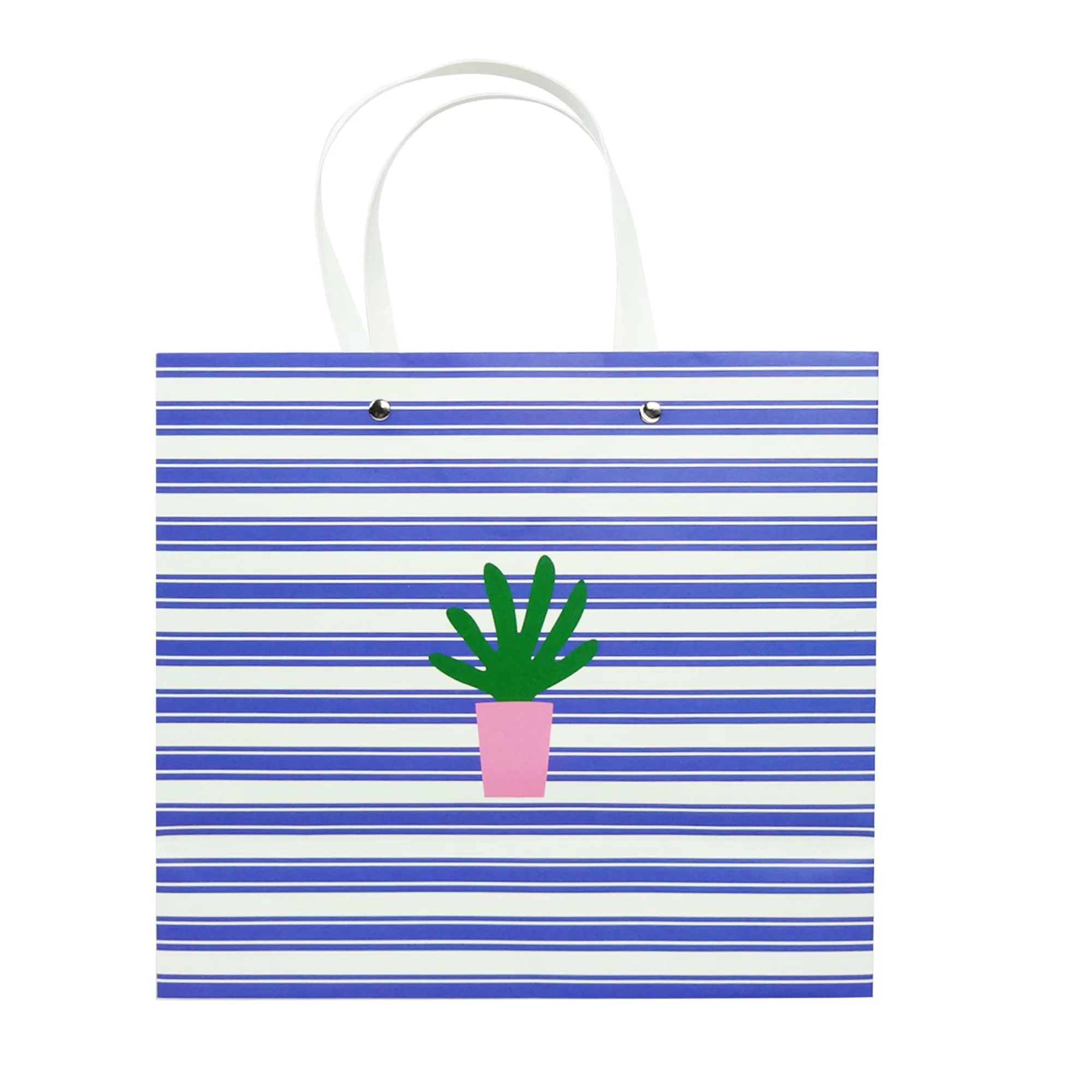 Stylish Cactus Themed Gift Bags - Set Of 4