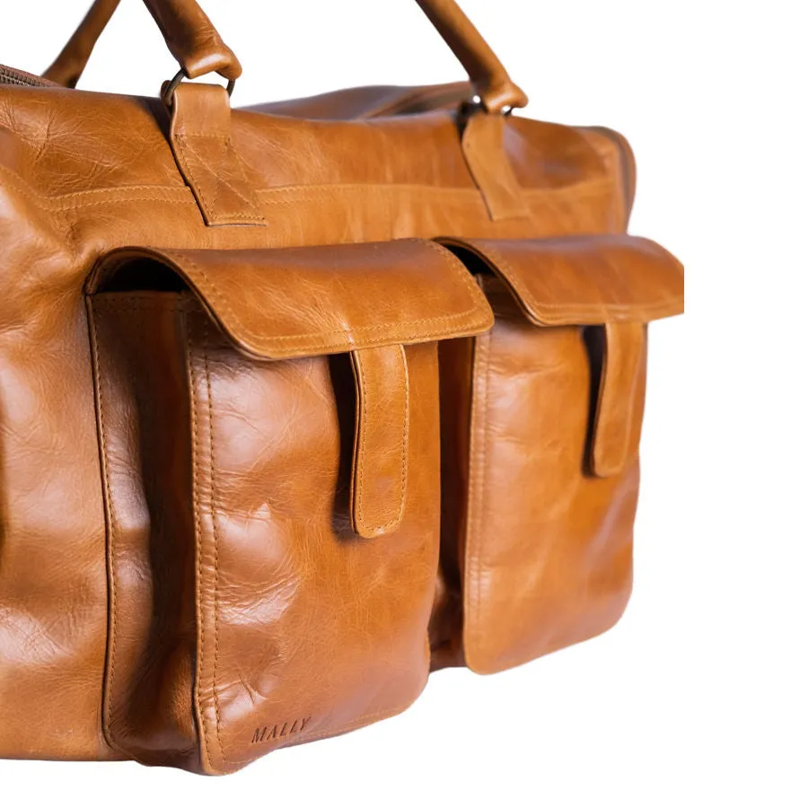 The Philip Travel Bag in Toffee