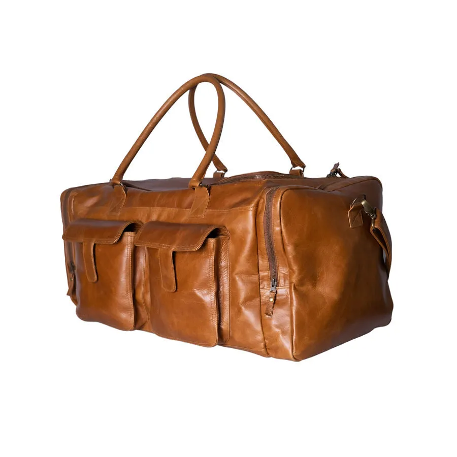 The Philip Travel Bag in Toffee