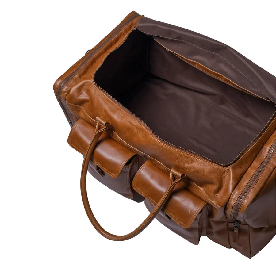 The Philip Travel Bag in Toffee