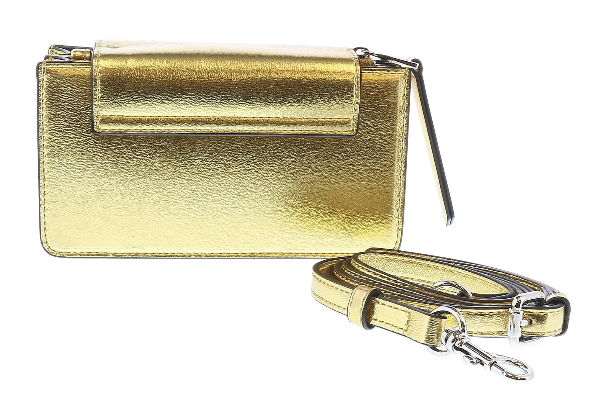 Versace Jeans Couture Gold Cardholder  Compact Crossbody Bag