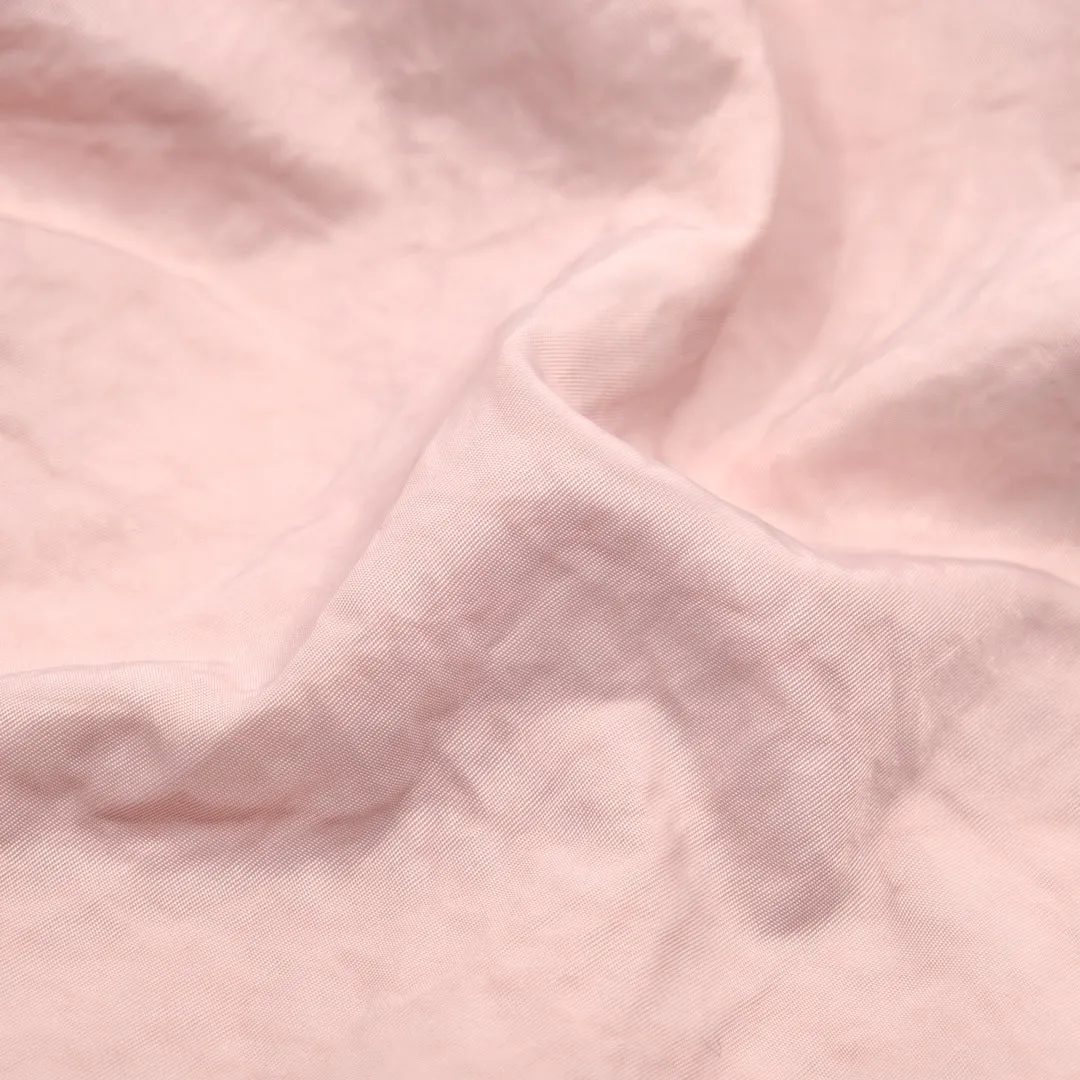 Water Resistant Nylon Twill - Pale Pink